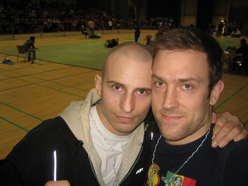 adcc0703 August och jag innan matchstart.
